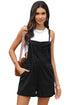 Grommet Tie Straps Casual Denim Romper